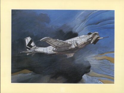 Bilal, Nikopol, Ex-libris offset, avion (petit)