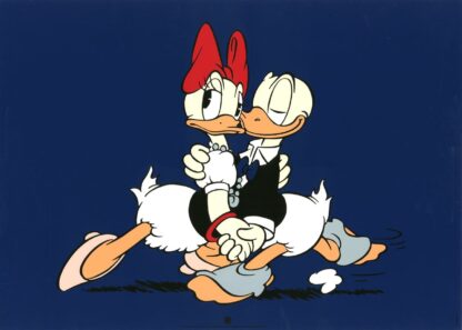 Donald et Daisy dansent Sérigraphie Disney