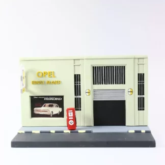 Diorama garage Opel 1/43