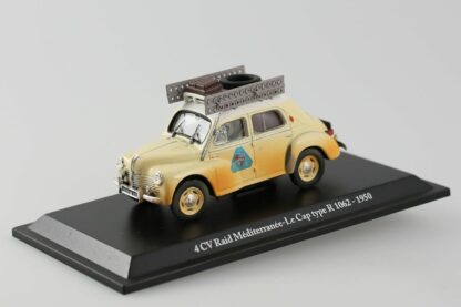 Renault 4CV, Type R 1062, Raid Méditerranée Le Cap, 1950, Voiture miniature 1/43
