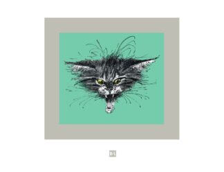 Franquin, Gaston Lagaffe, Affiche offset, Le Chat