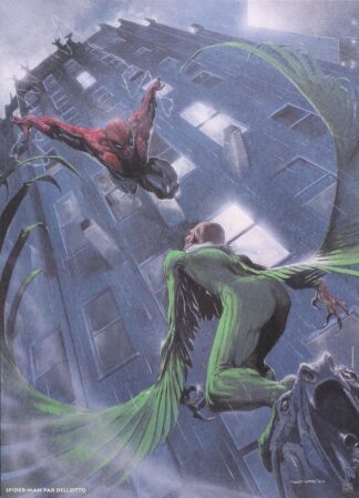 Dell Otto, Spiderman, Affiche offset, Spiderman vs le Vautour