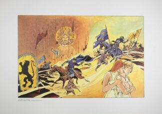 Matton, Verhaeghe, Affiche offset, Chronique des éperons d'or