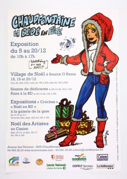 Walthery, Affiche publicitaire 'Chaudfontaine La Bédé en fête'