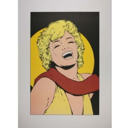 Marilyn Monroe Affiche Offset par Schetter