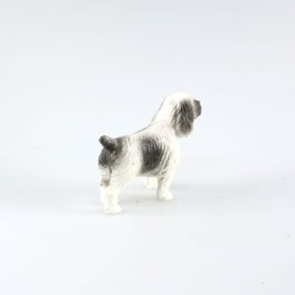 Epagneul : Figurine en plastique de chien de race-b