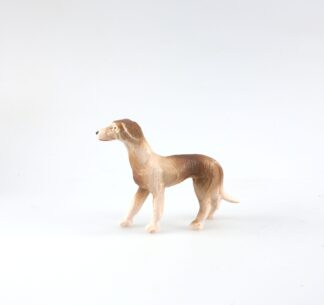 Levrier : Figurine en plastique de chien de race-a