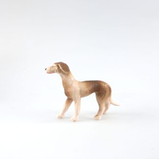 Levrier : Figurine en plastique de chien de race-a