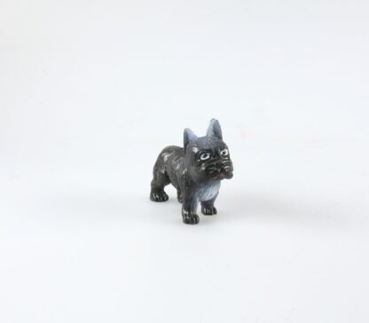 Chien, Bouledogue, Figurine en plastique, Bouledogue français