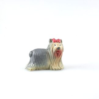 Yorkshire : Figurine en plastique de chien de race