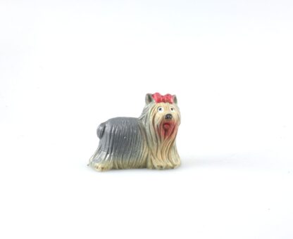 Yorkshire : Figurine en plastique de chien de race