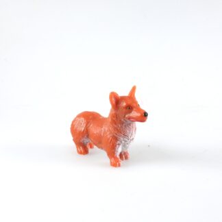 Corgi : Figurine en plastique de chien de race