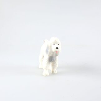 Caniche : Figurine en plastique de chien de race