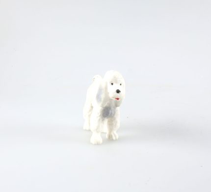 Caniche : Figurine en plastique de chien de race