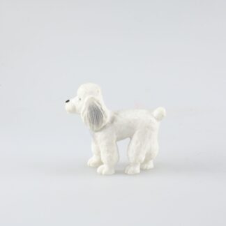 Caniche : Figurine en plastique de chien de race-a