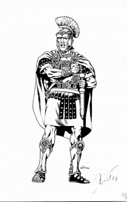 Vae Victis : Mitton : Ex-libris offset signé : Centurion