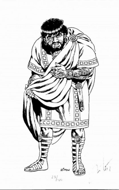 Vae Victis : Mitton : Ex-libris offset signé : Conseiller