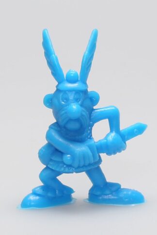 Uderzo, Astérix et obélix, Mini figurine en pvc, Astérix dégainant (bleu)
