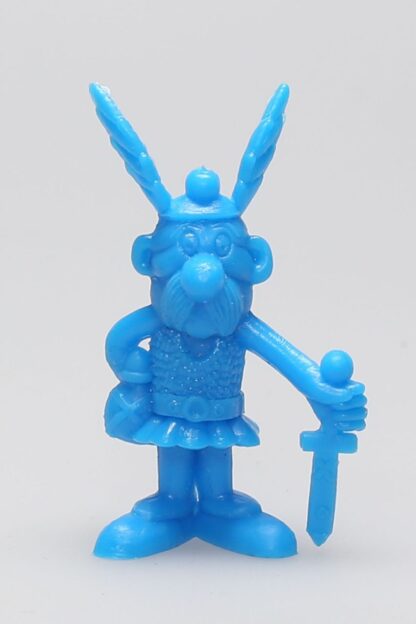 Uderzo, Astérix et obélix, Mini figurine en pvc, Astérix glaive en bas à la main (bleu)