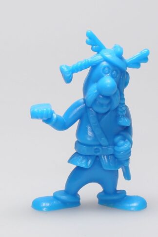 Uderzo, Astérix et obélix, Mini figurine en pvc, Porteur de pavois (casque avec ailes / bleu)