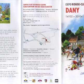 Dany : Flyer publicitaire offset signée : Expo Rouge-Cloître : 2014