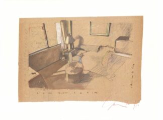 CharlElie Couture, Affiche offset signée, Chambre d'Hotel, Room 262