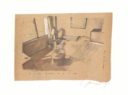 CharlElie Couture, Affiche offset signée, Chambre d'Hotel, Room 262