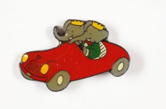 De Brunhoff, Babar, Pin's Corner, Babar et Céleste en voiture