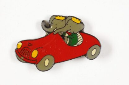 De Brunhoff, Babar, Pin's Corner, Babar et Céleste en voiture