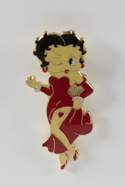 Betty Boop Pin's Robe Rouge