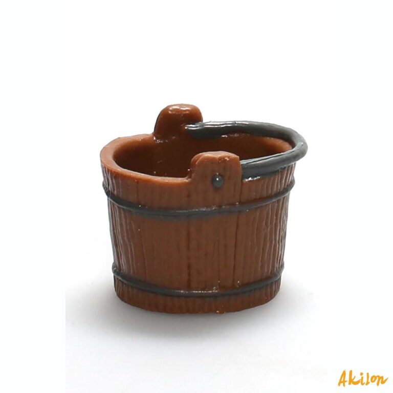 Maison de poupée Seau Miniature 1/12