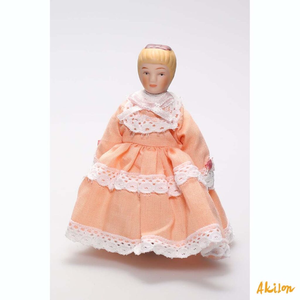 Maison de poupée Personnage Petite fille 1/12