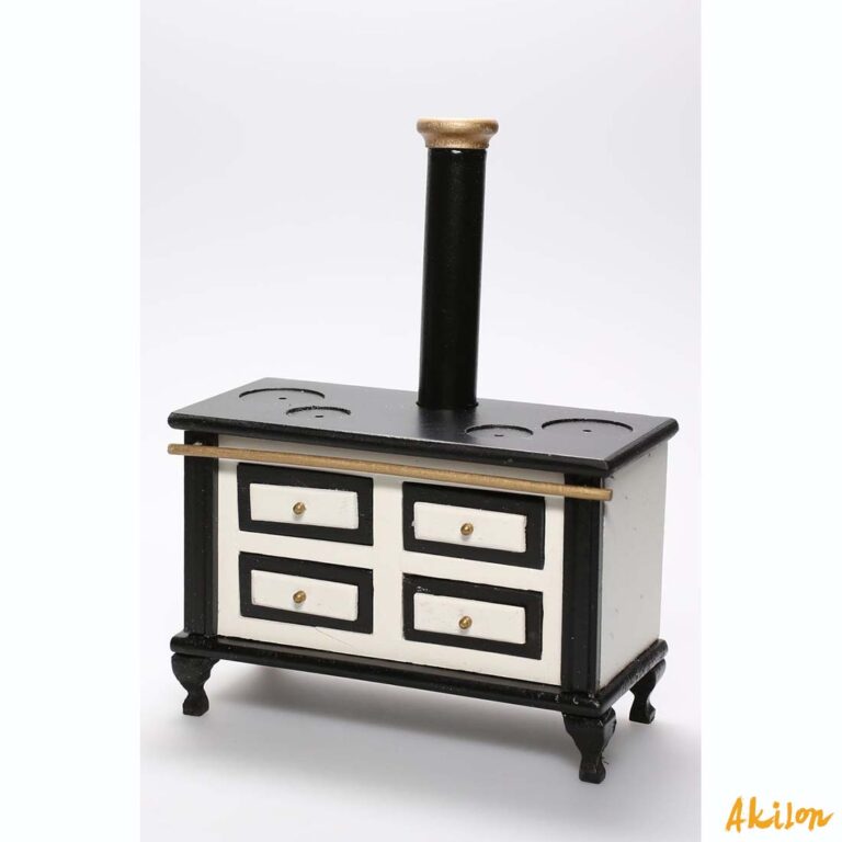 Maison de poupée Ancienne Cuisinière 1/12
