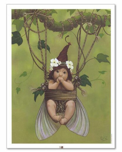 Erle, Affiche offset, Bébé Elfe