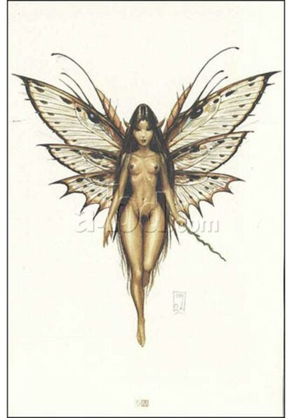 Ledroit, Féerie, Ex-libris offset, Fée Viviane