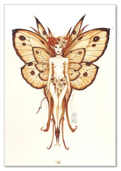 Ledroit, Féerie, Ex-libris offset, Fée Eyres