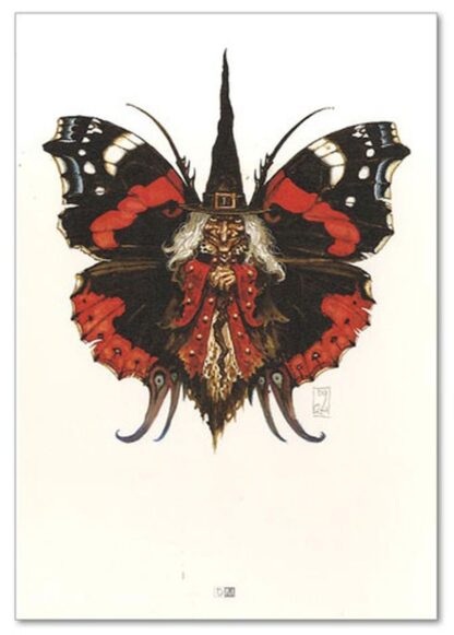 Ledroit, Féerie, Ex-libris offset, Fée Boa Bolga