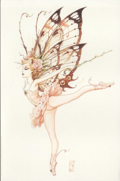 Ledroit, Féerie, Ex-libris offset, Danseuse