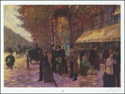 Smudja, Affiche offset signée, Le Bordel des Muses