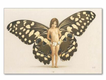 Erle, Féerie, Ex-libris offset, Fée papillon