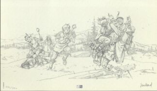 Combat dans la neige
