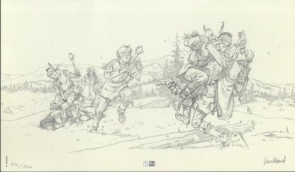 Combat dans la neige
