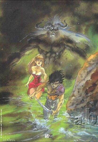 Marchant dans l'eau
