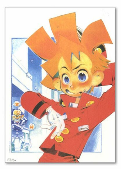 Ooshima, Spirou et Fantasio, Ex-libris offset signé, Spirou manga