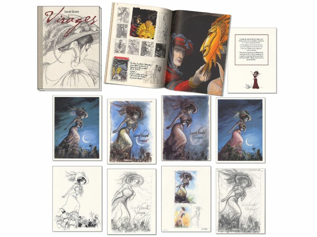 Virages, Laurent Vicomte se raconte en 176 pages, Tirage de tête signé