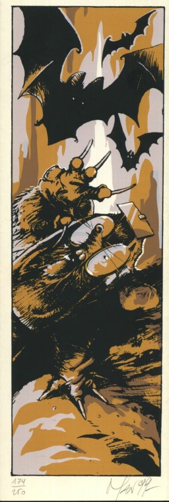 Civiello, La graine de folie, marque page, Taupe