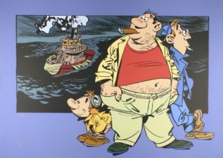 Conrad, Les Innommables, Sérigraphie signée, Le bateau