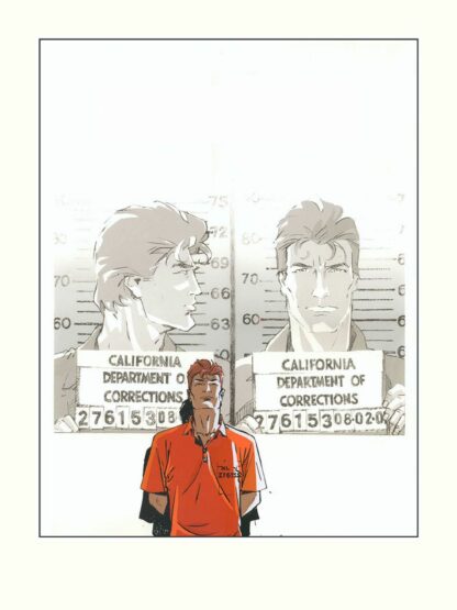 Francq, Largo Winch, Sérigraphie signée, Shadow (version sans titre)
