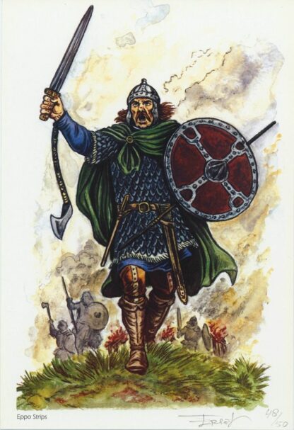 Ersel, Claymore, Ex-libris offset signé, La charge