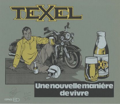 Valles, Les Maîtres de l'Orge, Ex-libris sérigraphié signé, Texel